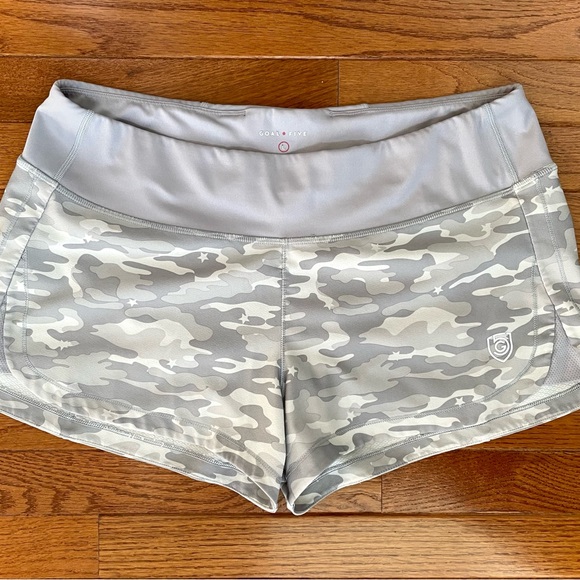 Pants - GOAL FIVE Gray Camo Women Shorts